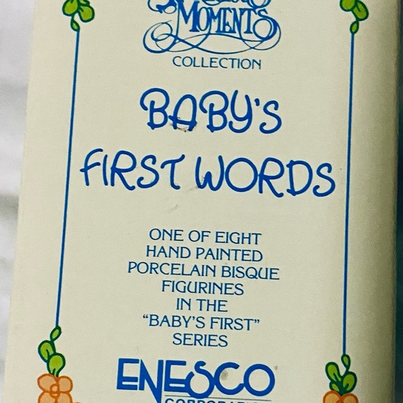 Precious Moments Baby’s 1st Word, 1st Picture, 1st Pet, 1st Haircut, & 1st Trip - Picture 5 of 12